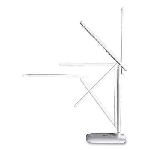 OttLite Wellness Series Slimline LED Desk Lamp, 5" to 20.25" High, White (CS33600CSHPR)