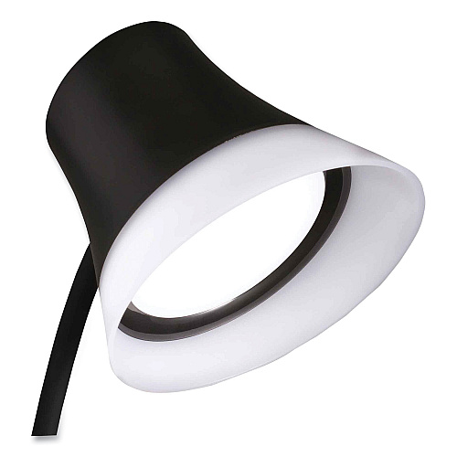 OttLite Wellness Series Shine LED Desk Lamp, 12" to 17" High, Black (CS03KQISHPR)