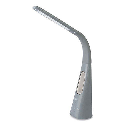 OttLite Cool Breeze Fan Lamp, 15" to 26.5" High, Gray (F261G9SHPR)