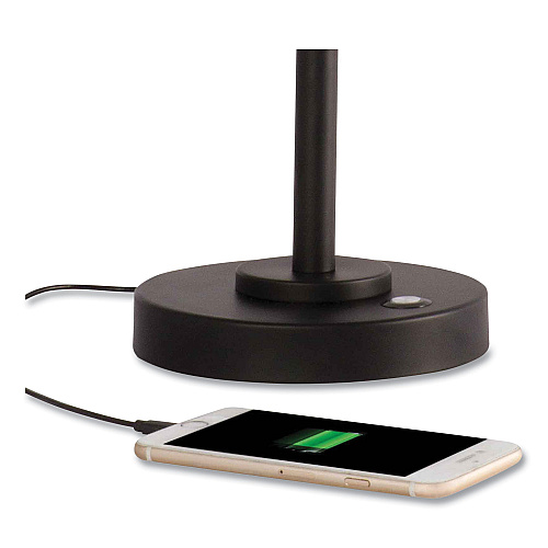 OttLite Wellness Series Balance LED Desk Lamp, 4" to 18" High, Black (CS01KA9SHPR)