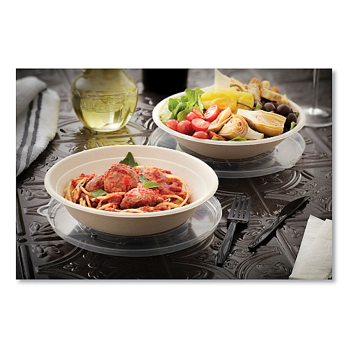 Pactiv EarthChoice Fiber-Blend Bagasse Dinnerware, 32 oz, Natural, 400/Carton (YMC508BWL32P)