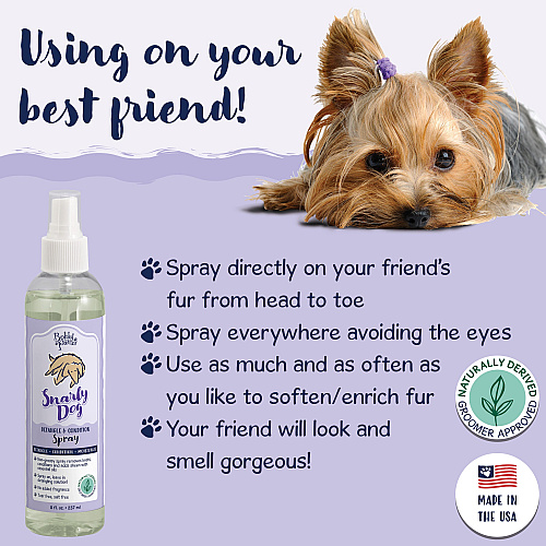 Bobbi Panter Signature Snarly Dog Detangling Spray - 8 Oz Bottle (BP00040)