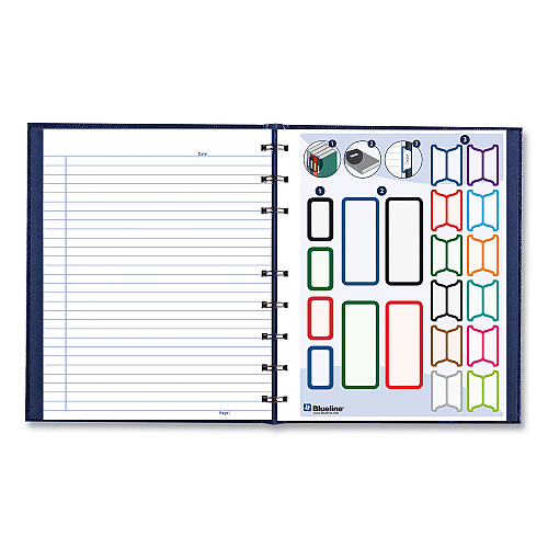 Blueline NotePro Notebook, 1-Subject, Medium/College Rule, Blue Cover, (75) 9.25 x 7.25 Sheets (A7150BLU)