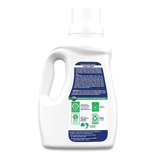 Arm & Hammer HE Compatible Liquid Detergent, Unscented, 50 Loads, 50 oz Bottle, 8/Carton (3320050026)