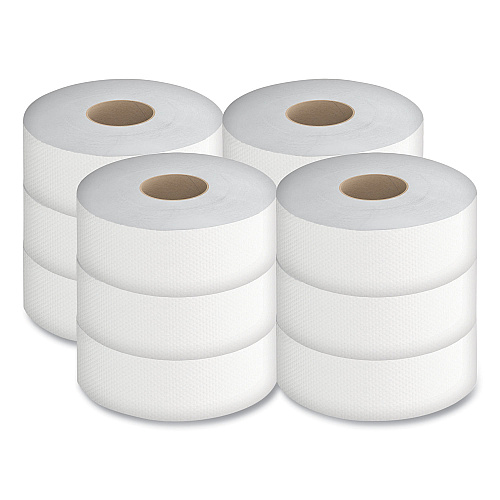 GEN&reg; Jumbo Toilet Paper, 2-Ply, 800-ft., 12 Rolls (GENJRT2PLY)