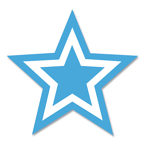 Xstamper Specialty Stamp, Star Diagram, Light Blue (11421)