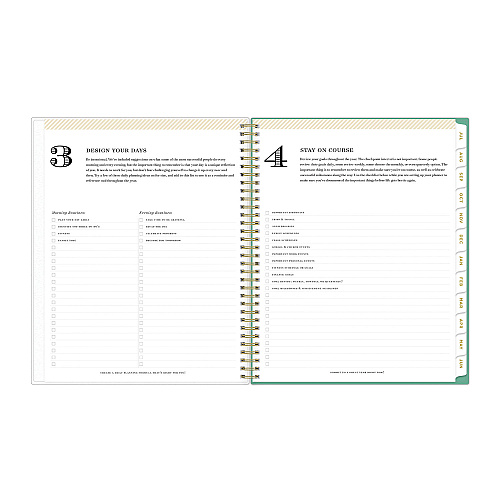 Blue Sky Day Designer Academic Year Weekly/Monthly Frosted Planner, Palms Artwork, 11 x 8.5, 12-Month (July to June): 2025 to 2026 (137891)