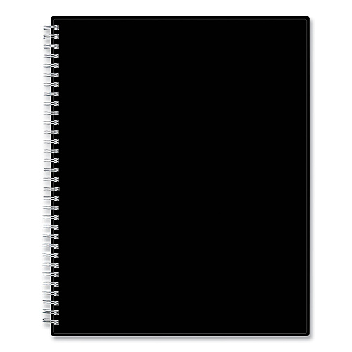 Blue Sky Enterprise Academic Weekly/Monthly Planner, 11 x 8.5, Black Cover, 12-Month (July to June): 2025 to 2026 (130609)