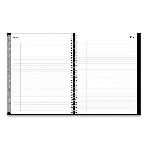 Blue Sky Enterprise Academic Weekly/Monthly Planner, 11 x 8.5, Black Cover, 12-Month (July to June): 2025 to 2026 (130609)