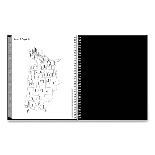Blue Sky Enterprise Academic Weekly/Monthly Planner, 11 x 8.5, Black Cover, 12-Month (July to June): 2025 to 2026 (130609)