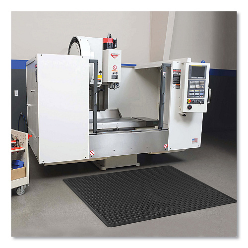 Apache Mills Bubble Flex Anti-Fatigue Mat, Rectangular, 36 x 48, Black (052023)