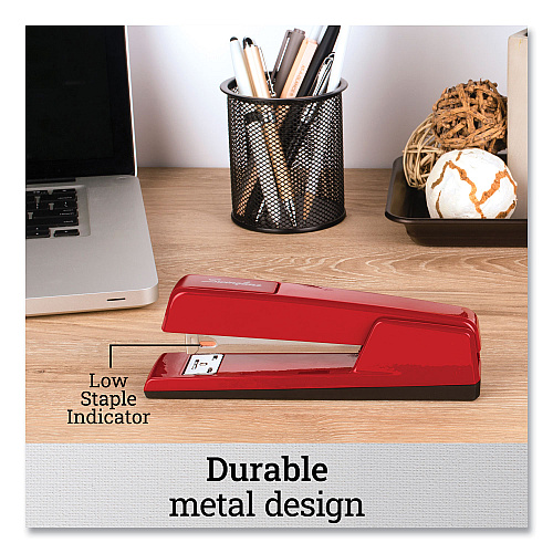Swingline 747 Classic Full Strip Stapler, 30-Sheet Capacity, Lipstick Red (74718)