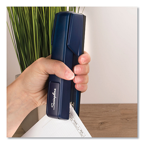 Swingline 747 Classic Full Strip Stapler, 30-Sheet Capacity, Royal Blue (74724)