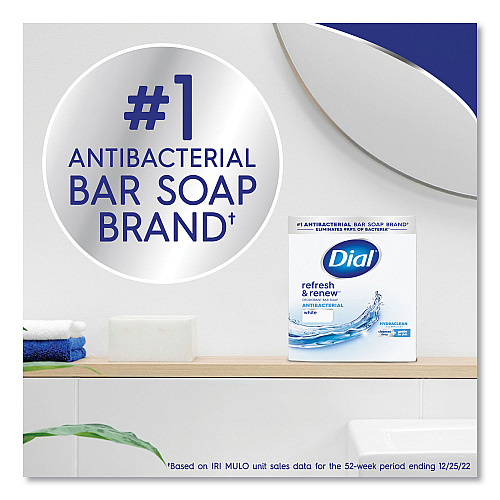 Deodorant Bar Soap, Iconic Dial Soap Scent, 4 oz, 36/Carton (92633)