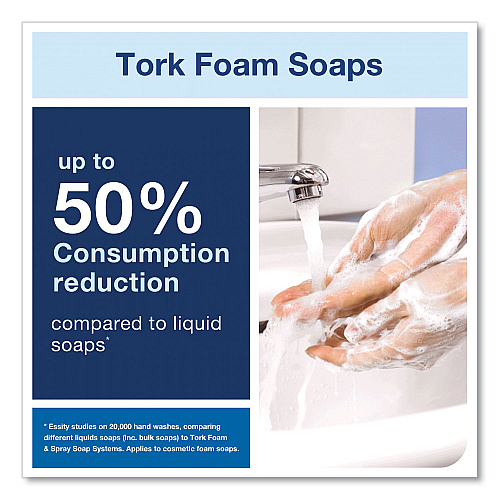 Tork Luxury Liquid Soap Refill, Soft Rose Scent, 1 L, 6/Carton (400032)