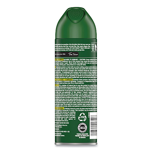 OFF! Deep Woods Insect Repellent, 6 oz Aerosol Spray, 12/Carton (354266)