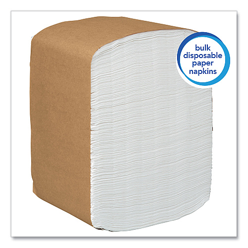Scott Full Fold Dispenser Napkins, 1-Ply, 13 x 12, White, 375/Pack, 16 Packs/Carton (98740)