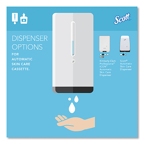 Scott Pro Moisturizing Foam Hand Sanitizer, 1,200 mL Cassette, Fruity Cucumber Scent, 2/Carton (91590)