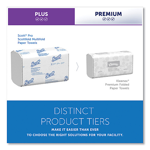 Pro Scottfold Towels, 1-Ply, 7.8 x 12.4, White, 175 Towels/Pack, 25 Packs/Carton (01960)