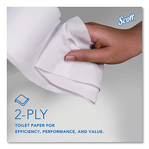 Scott Essential Coreless SRB Bathroom Tissue, Septic Safe, 2-Ply, White, 1,000 Sheets/Roll, 36 Rolls/Carton (04007)