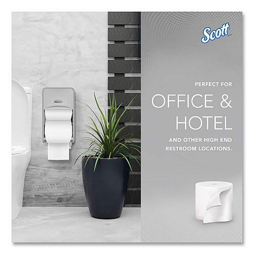 Scott Essential Coreless SRB Bathroom Tissue, Septic Safe, 2-Ply, White, 1,000 Sheets/Roll, 36 Rolls/Carton (04007)