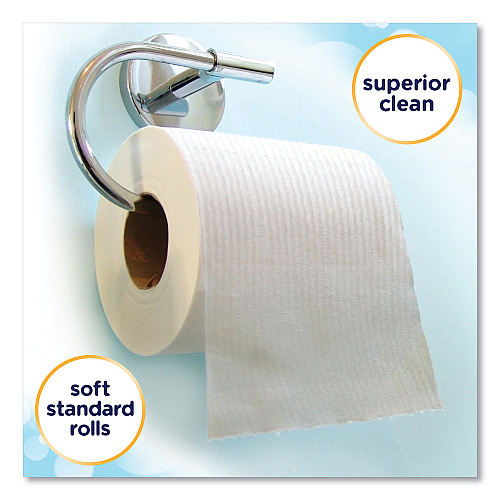 Cottonelle&reg; Clean Care Toilet Paper, 1-Ply, 170 Sheets, 48 Rolls (12456)