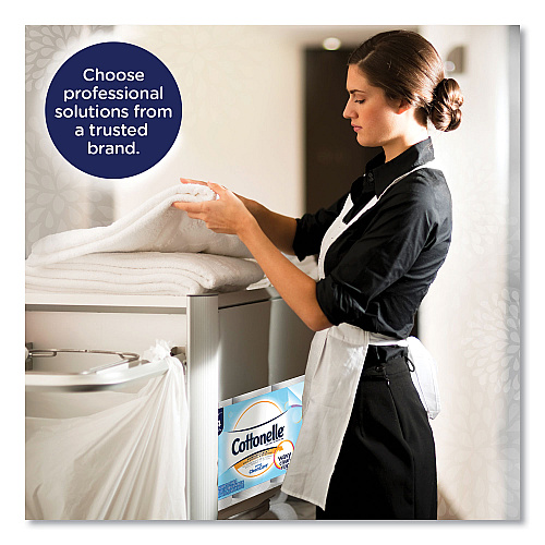 Cottonelle&reg; Clean Care Toilet Paper, 1-Ply, 170 Sheets, 48 Rolls (12456)