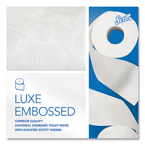 Scott&reg; Pro Standard Toilet Paper, 2-Ply, White, 473 Sheets, 80 Rolls (13217)
