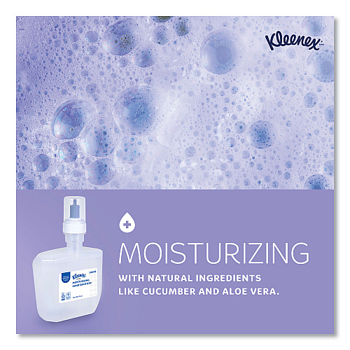 Scott Super Moisturizing Foam Hand Sanitizer, 1,200 mL Cassette, Unscented, 2/Carton (34643)