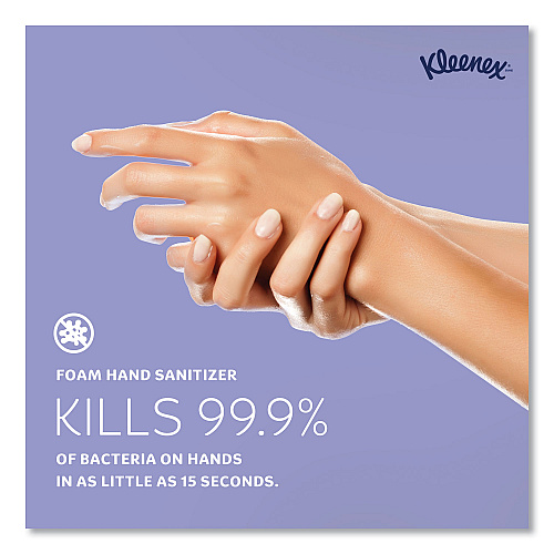 Scott Super Moisturizing Foam Hand Sanitizer, 1,200 mL Cassette, Unscented, 2/Carton (34643)