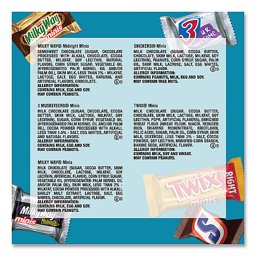 Mars Minis Mix Variety Pack, 62.6 oz Bag (22000016)