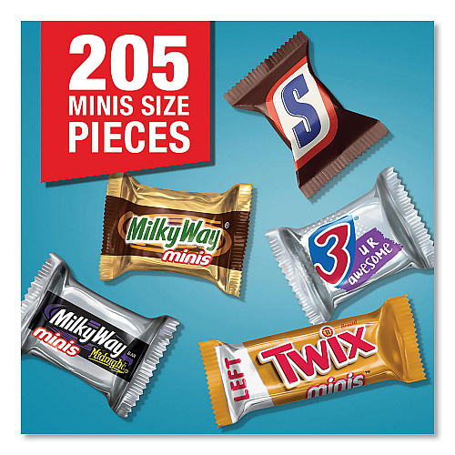 Mars Minis Mix Variety Pack, 62.6 oz Bag (22000016)