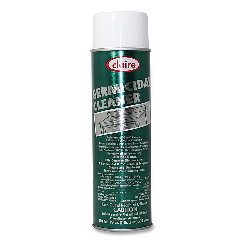 Claire Germicidal Cleaner, Floral Scent, 19 oz Aerosol Spray, Dozen (873)