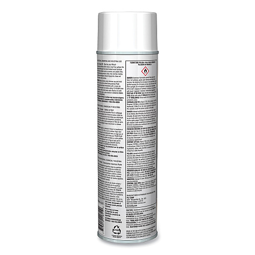 Claire Furniture Polish with Lemon Oil, Lemon Scent; 19 oz Aerosol Spray, Dozen (811)