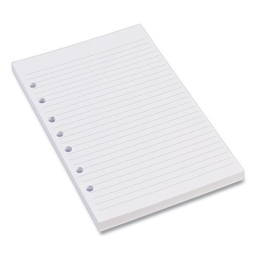Avery Mini Size Binder Filler Paper, 7-Hole Side Punched, 5.5 x 8.5, College Rule, 100/Pack (14230)