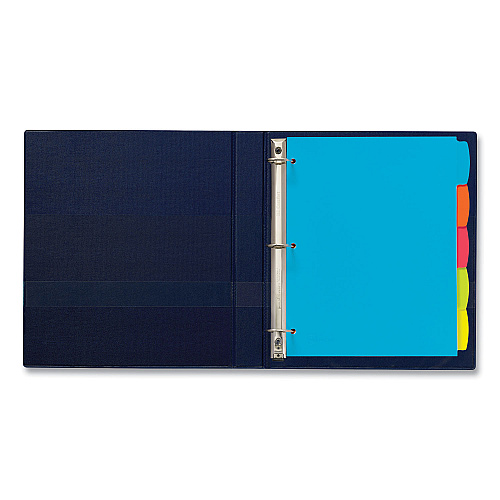 Avery Big Tab Write and Erase Durable Plastic Dividers, 5-Tab, 11 x 8.5, Assorted, 1 Set (16129)