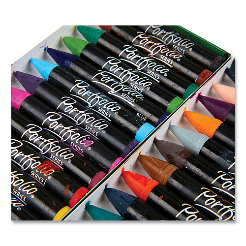 Crayola Portfolio Series Oil Pastels, 24 Assorted Colors, 24/Pack (523624)