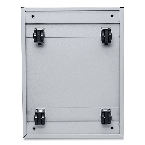 Alera File Pedestal with Full-Length Pull, Left/Right, 3-Drawers: Box/Box/File, Legal/Letter, Light Gray, 14.96" x 19.29" x 27.75" (ALEPBBBFLG)