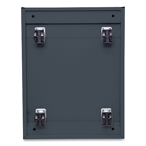 Alera File Pedestal with Full-Length Pull, Left or Right, 2-Drawers: Box/File, Legal/Letter, Charcoal, 14.96" x 19.29" x 21.65" (ALEPBBFCH)