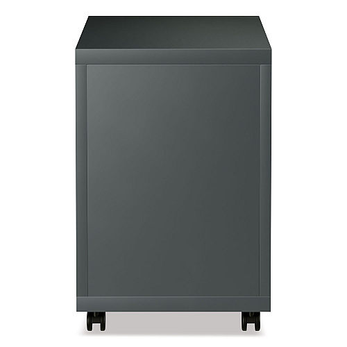 Alera File Pedestal with Full-Length Pull, Left or Right, 2-Drawers: Box/File, Legal/Letter, Charcoal, 14.96" x 19.29" x 21.65" (ALEPBBFCH)