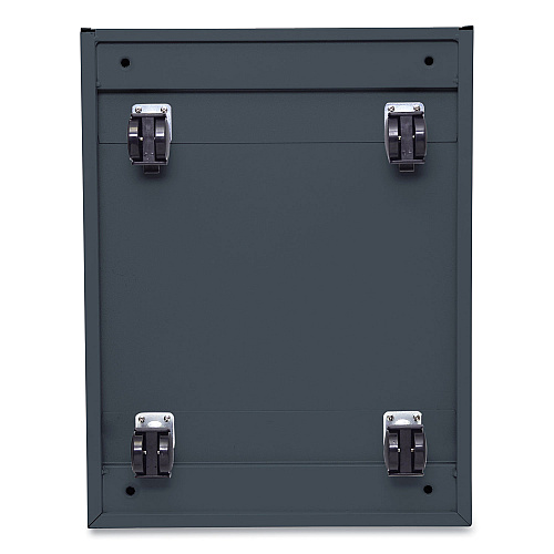 Alera File Pedestal with Full-Length Pull, Left or Right, 2 Legal/Letter-Size File Drawers, Charcoal, 14.96" x 19.29" x 27.75" (ALEPBFFCH)