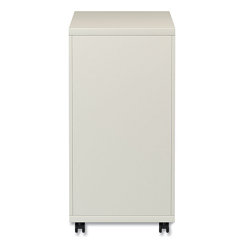 Alera File Pedestal with Full-Length Pull, Left or Right, 2 Legal/Letter-Size File Drawers, Putty, 14.96" x 19.29" x 27.75" (ALEPBFFPY)