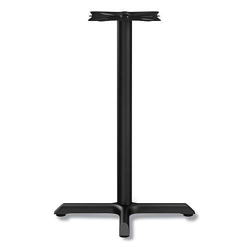 Alera Hospitality Series Single-Column Bases, 27.5" Diameter, 28.5"h, 300 lb Cap, Steel, Black (ALETBH283B)