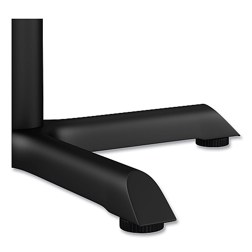 Alera Hospitality Series Single-Column Bases, 27.5" Diameter, 28.5"h, 300 lb Cap, Steel, Black (ALETBH283B)