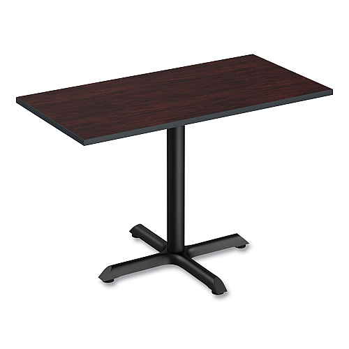 Alera Hospitality Series Single-Column Bases, 27.5" Diameter x 40.38"h, 300 lb Cap, Steel, Black (ALETBH423B)