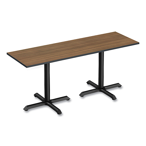 Alera Reversible Laminate Table Top, Rectangular, 47.63w x 23.63d, Espresso/Walnut (ALETT4824EW)