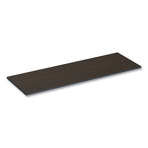 Alera Reversible Laminate Table Top, Rectangular, 71.5w x 23.63d, Espresso/Walnut (ALETT7224EW)