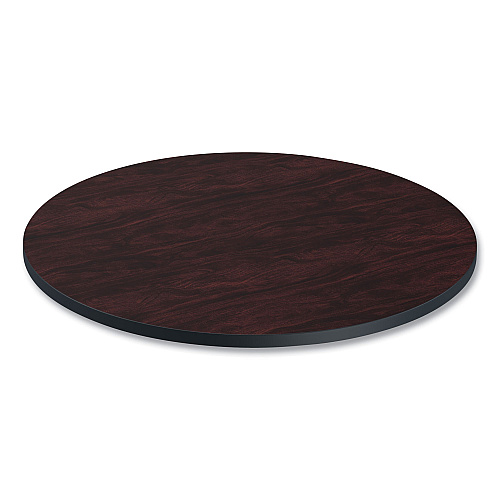 Alera Reversible Laminate Table Top, Round, 35.5" Diameter, Medium Cherry/Mahogany (ALETTRD36CM)