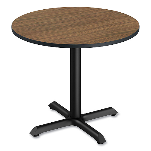Alera Reversible Laminate Table Top, Round, 35.5" Diameter, Espresso/Walnut (ALETTRD36EW)
