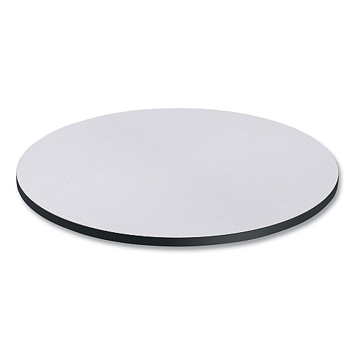Alera Reversible Laminate Table Top, Round, 35.5" Diameter, White/Gray (ALETTRD36WG)